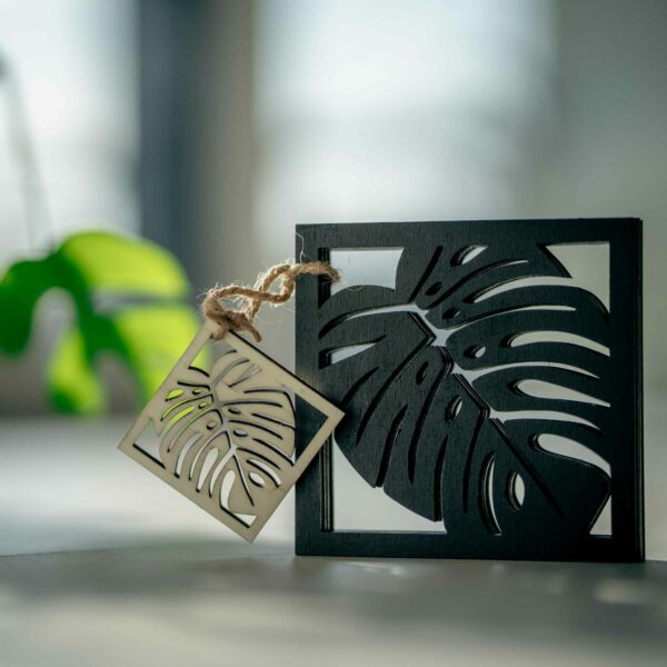 Sada 4 podtácků Monstera BK